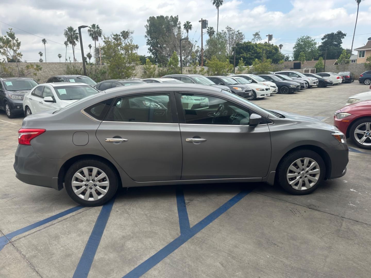 2016 Silver /Black Nissan Sentra FE+ S (3N1AB7AP7GY) with an 1.8L L4 SFI DOHC 16V engine, CVT transmission, located at 30 S. Berkeley Avenue, Pasadena, CA, 91107, (626) 248-7567, 34.145447, -118.109398 - Photo#12